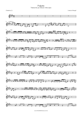 Vanessa Rangel  score for Clarinet (C)