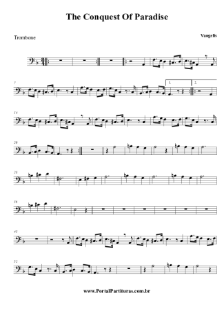 Vangelis 1492: The Conquest Of Paradise score for Trombone