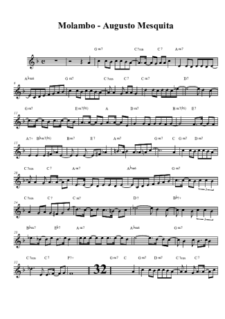 Vera Lúcia  score for Tenor Saxophone Soprano (Bb)