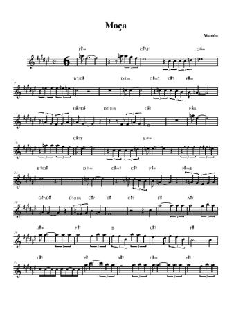 Wando  score for Alto Saxophone