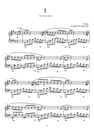 Yiruma I score for Piano