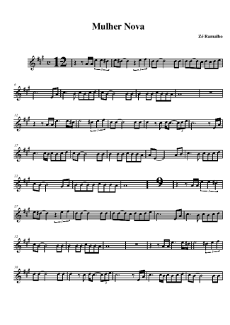 Zé Ramalho  score for Alto Saxophone